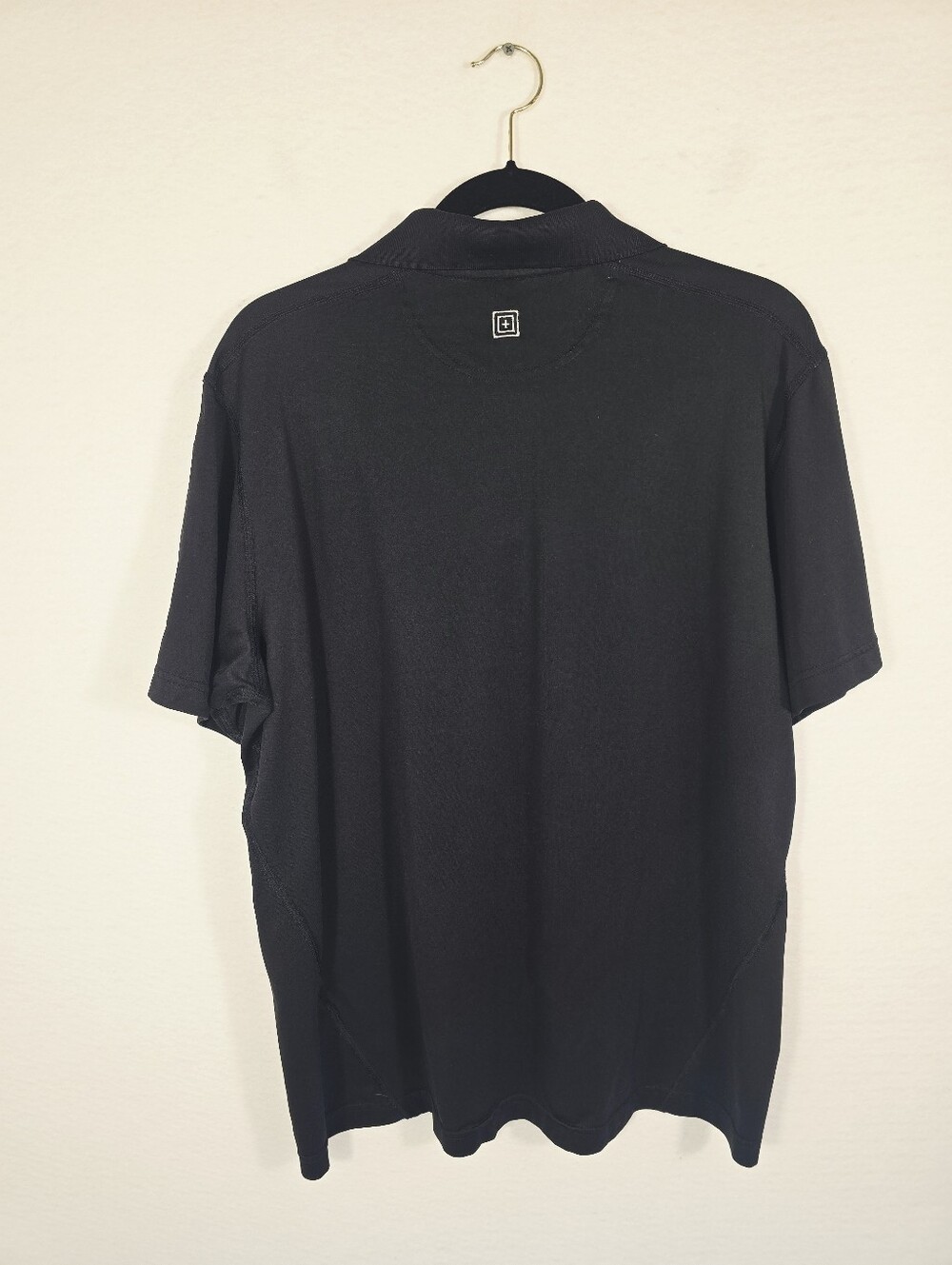 5.11 Lot Of 2 Black S Sleeve 1/4 Button Performance Tactical Polo Shorts. Large - Picture 8 of 16